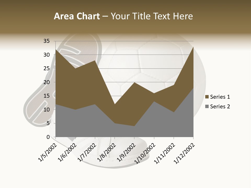 Air Dribbling Sneaker PowerPoint Template