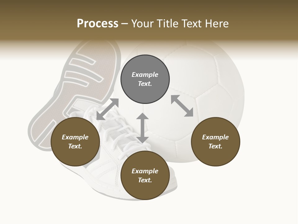 Air Dribbling Sneaker PowerPoint Template