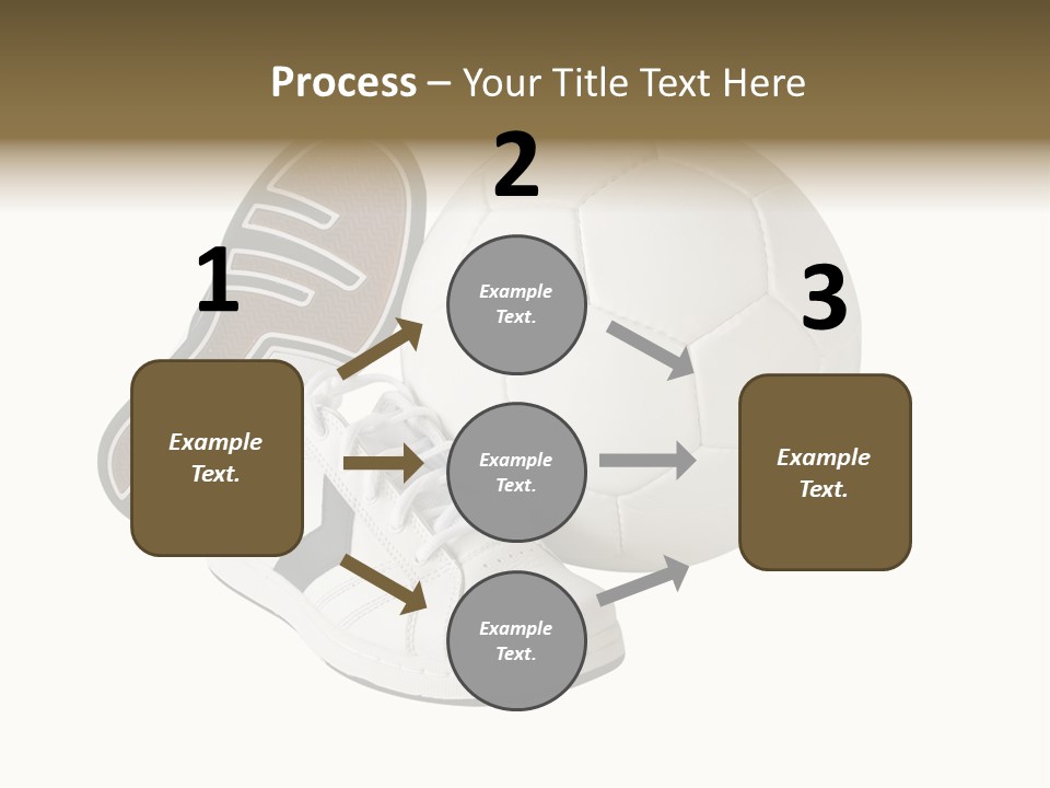 Air Dribbling Sneaker PowerPoint Template
