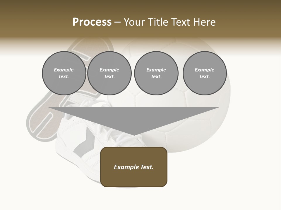 Air Dribbling Sneaker PowerPoint Template