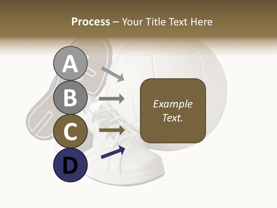 Air Dribbling Sneaker PowerPoint Template