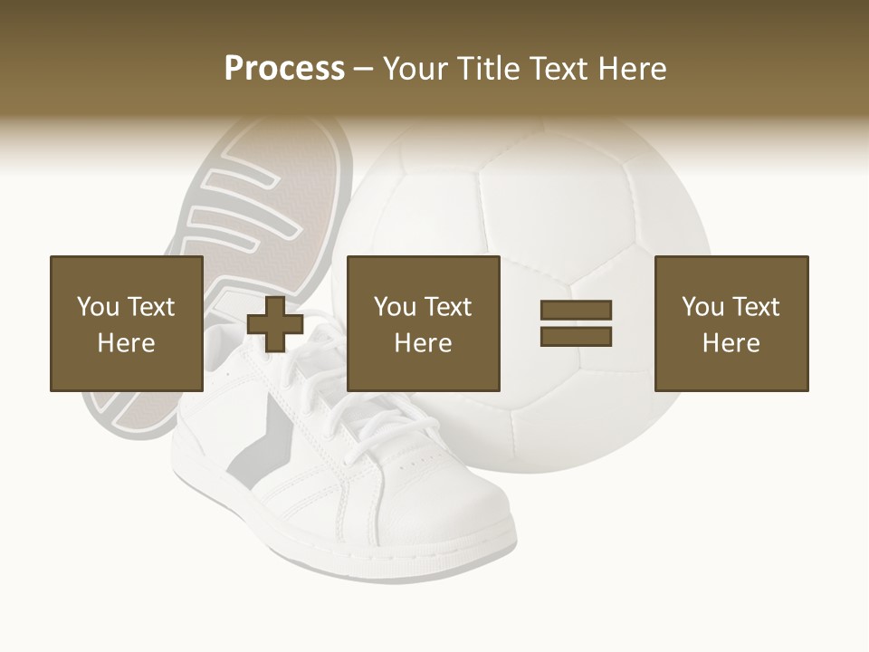 Air Dribbling Sneaker PowerPoint Template