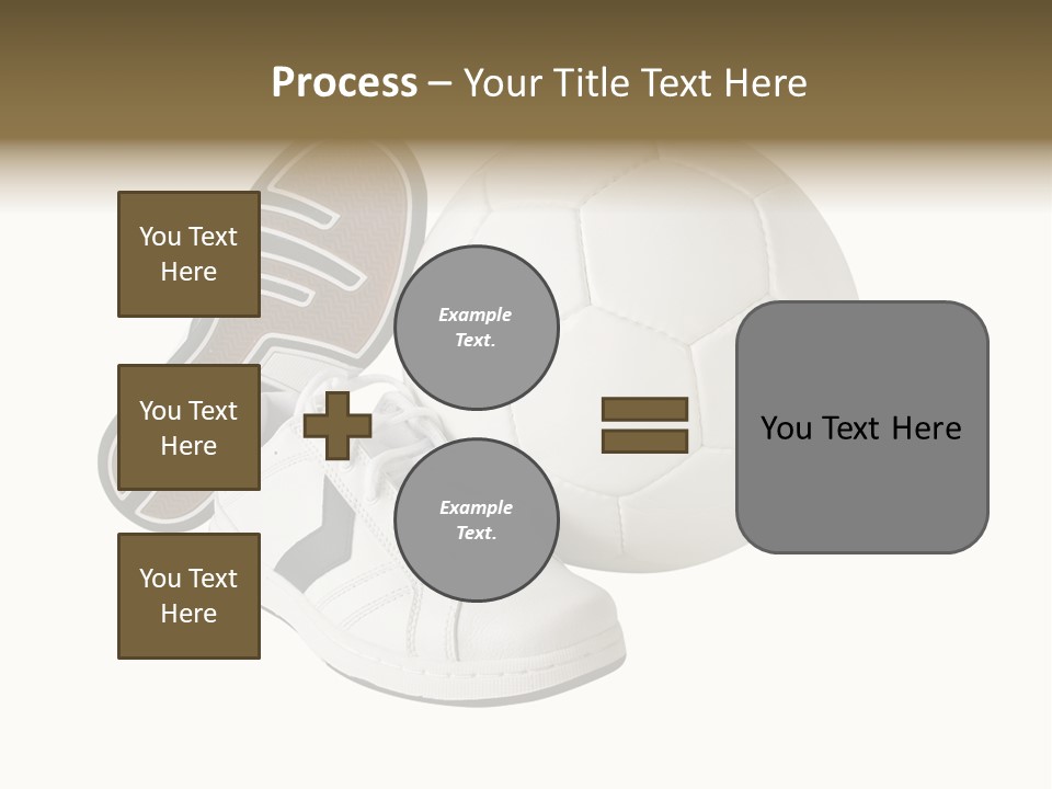 Air Dribbling Sneaker PowerPoint Template