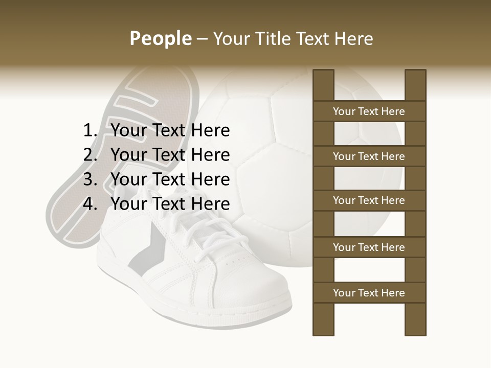 Air Dribbling Sneaker PowerPoint Template