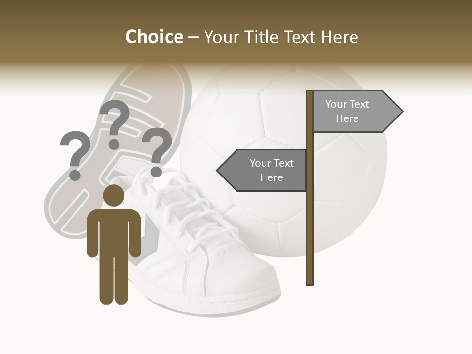 Air Dribbling Sneaker PowerPoint Template