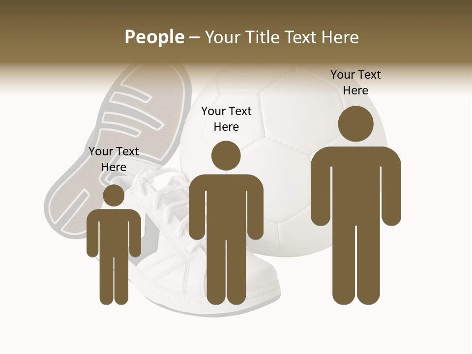 Air Dribbling Sneaker PowerPoint Template