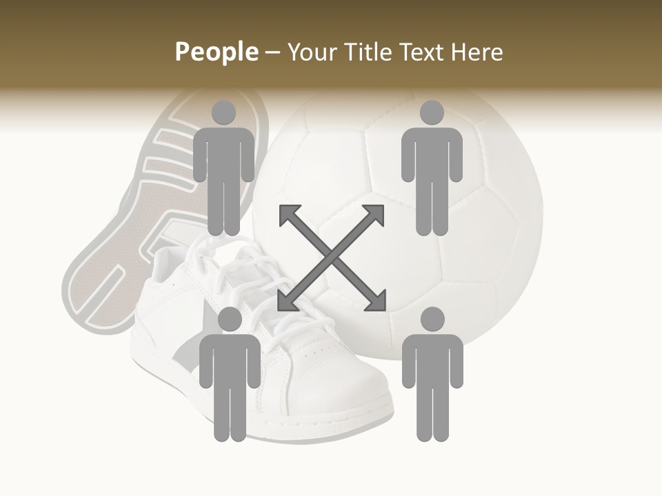 Air Dribbling Sneaker PowerPoint Template