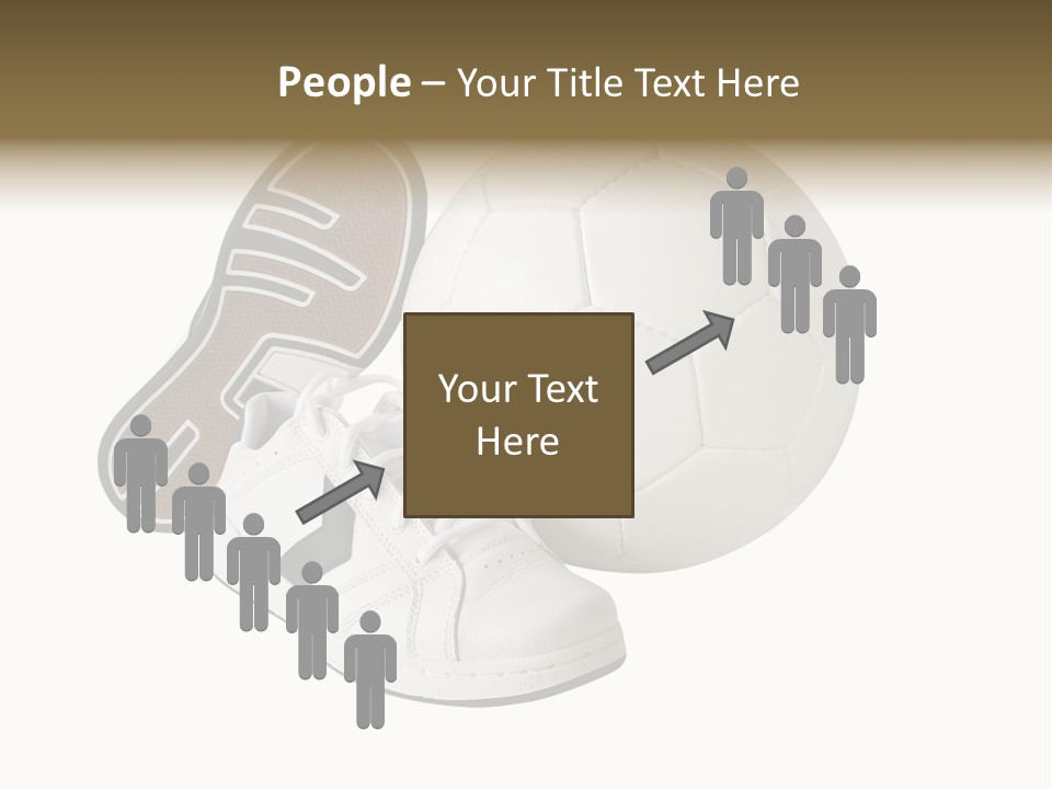 Air Dribbling Sneaker PowerPoint Template