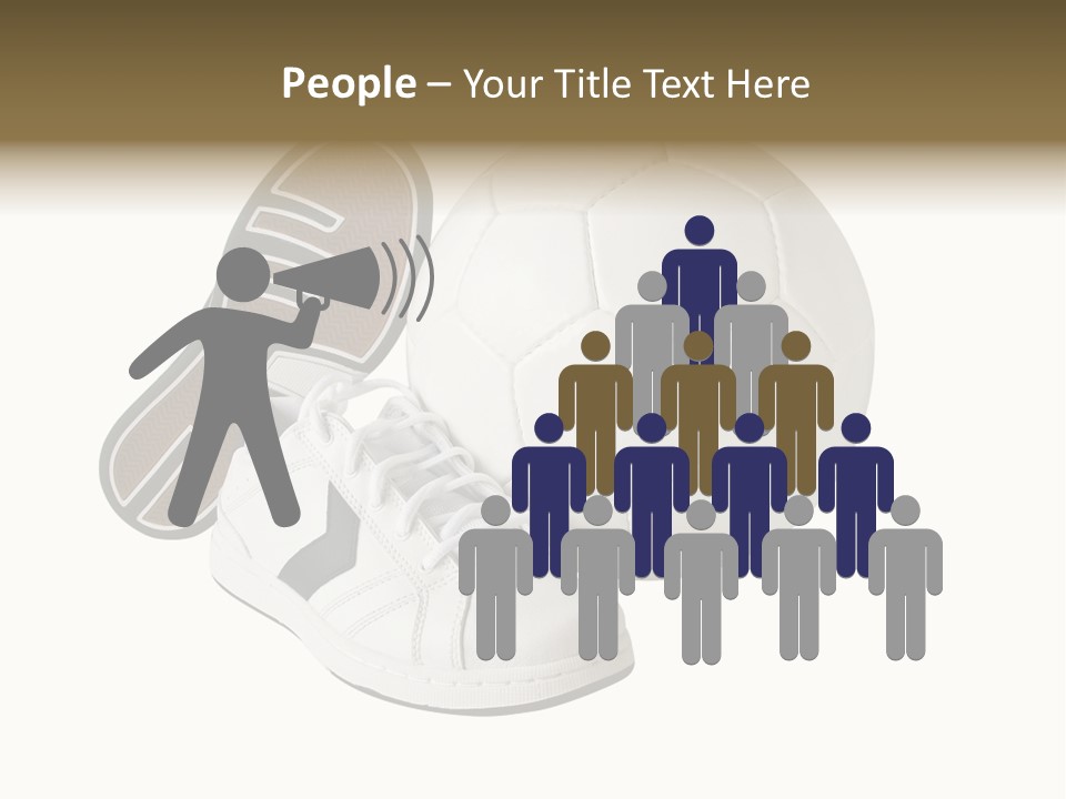 Air Dribbling Sneaker PowerPoint Template