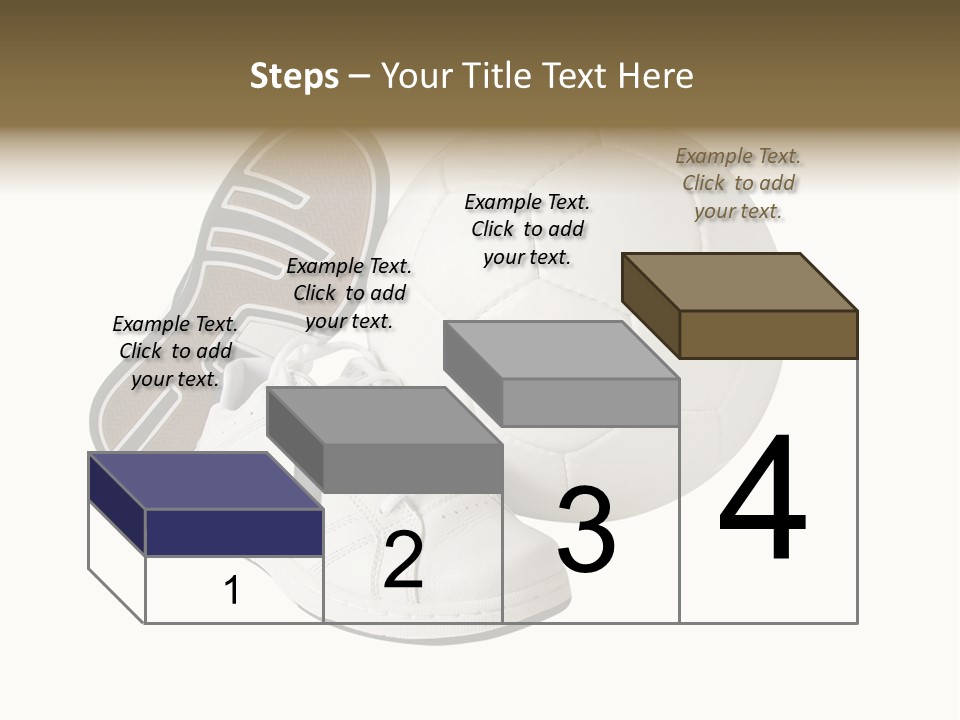 Air Dribbling Sneaker PowerPoint Template