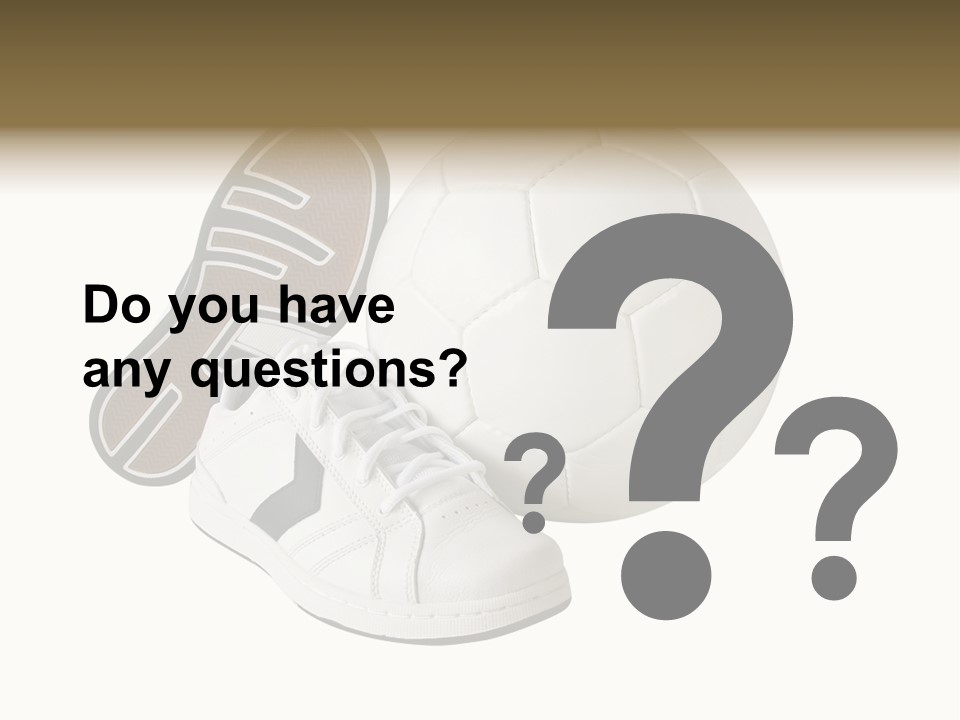 Air Dribbling Sneaker PowerPoint Template