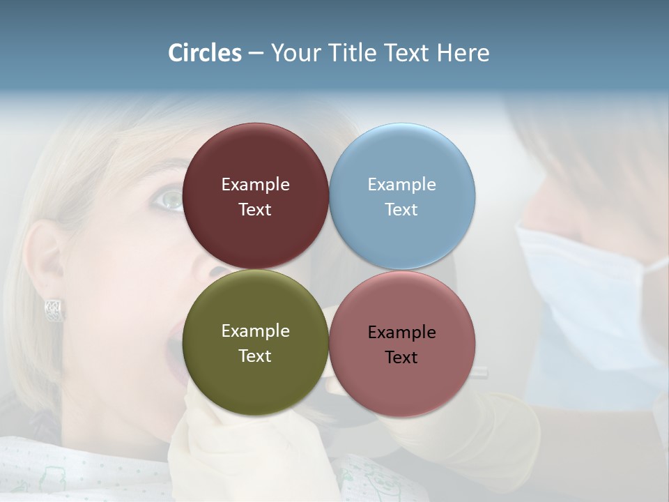 Gloves Help White PowerPoint Template