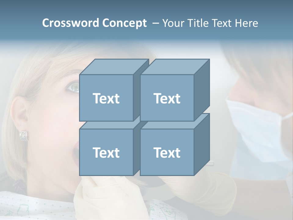 Gloves Help White PowerPoint Template