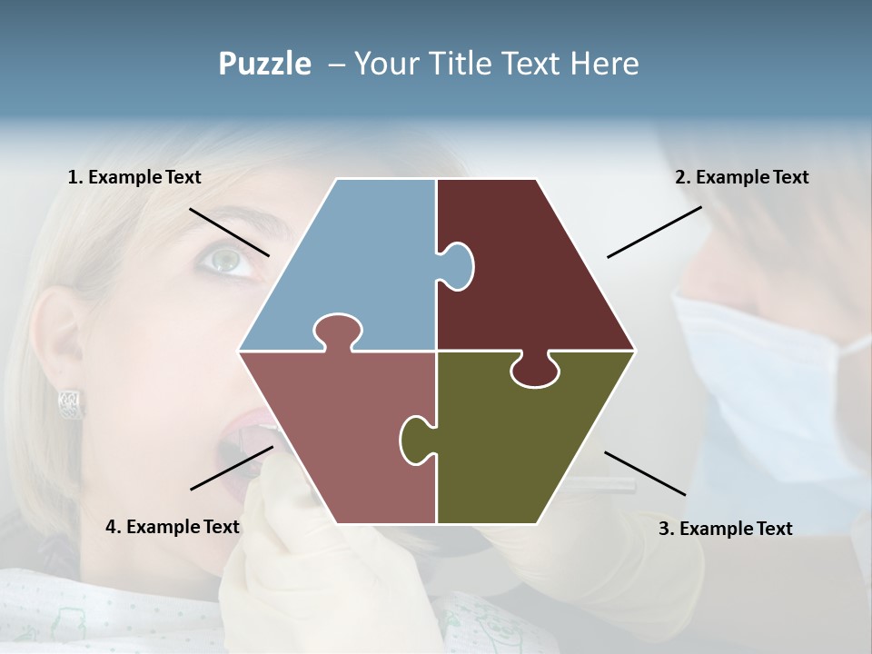 Gloves Help White PowerPoint Template