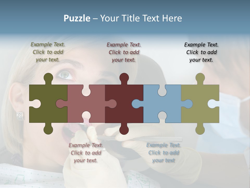 Gloves Help White PowerPoint Template