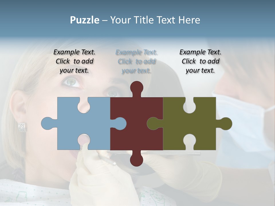 Gloves Help White PowerPoint Template