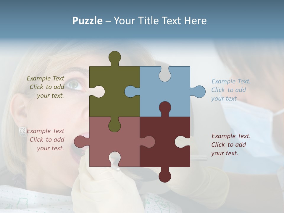 Gloves Help White PowerPoint Template