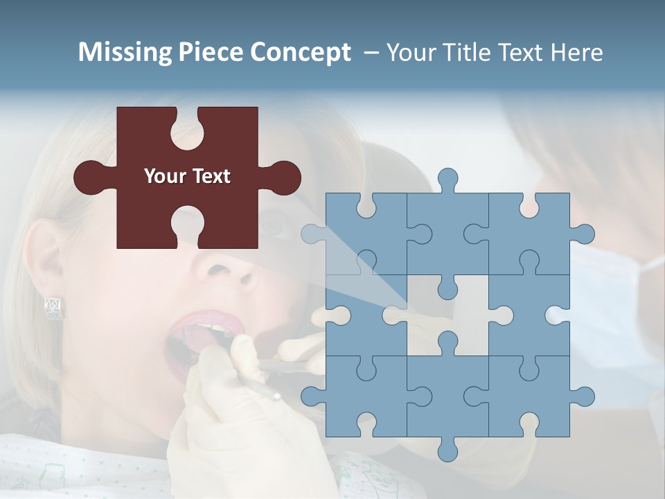 Gloves Help White PowerPoint Template