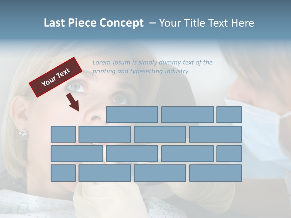 Gloves Help White PowerPoint Template