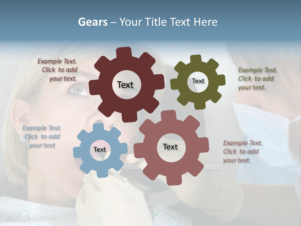 Gloves Help White PowerPoint Template