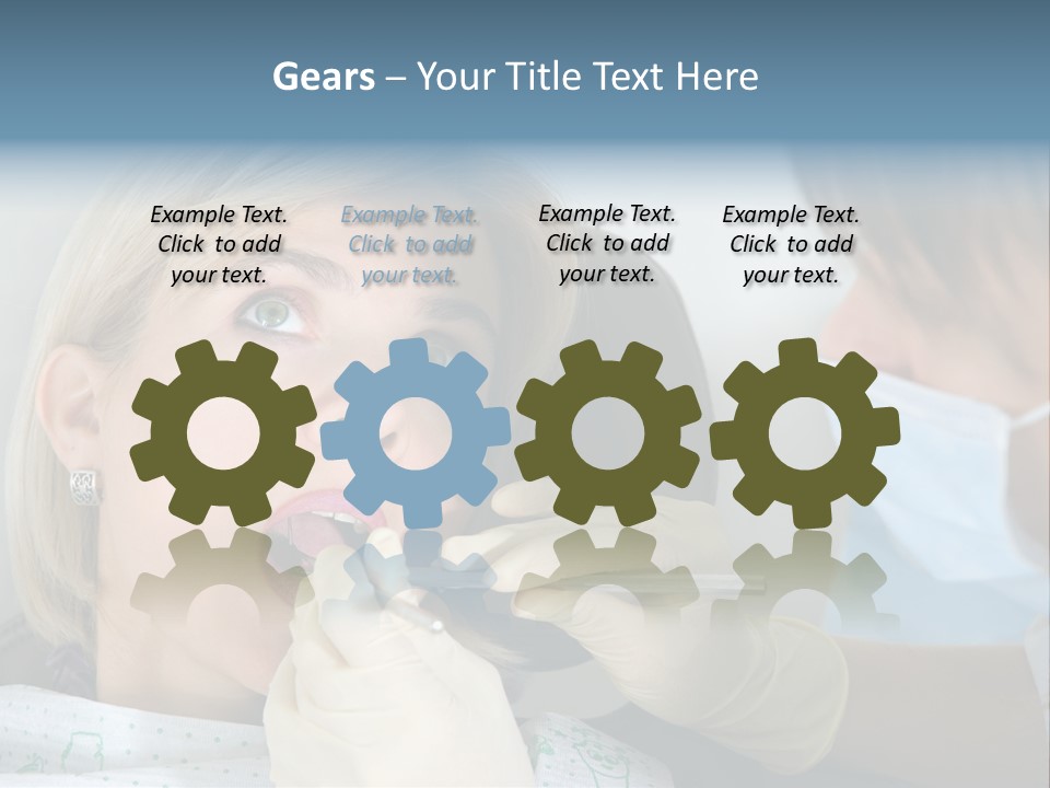Gloves Help White PowerPoint Template