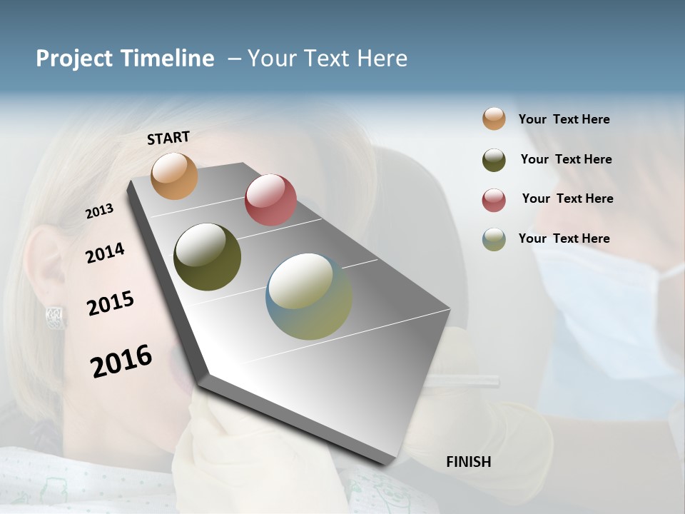 Gloves Help White PowerPoint Template