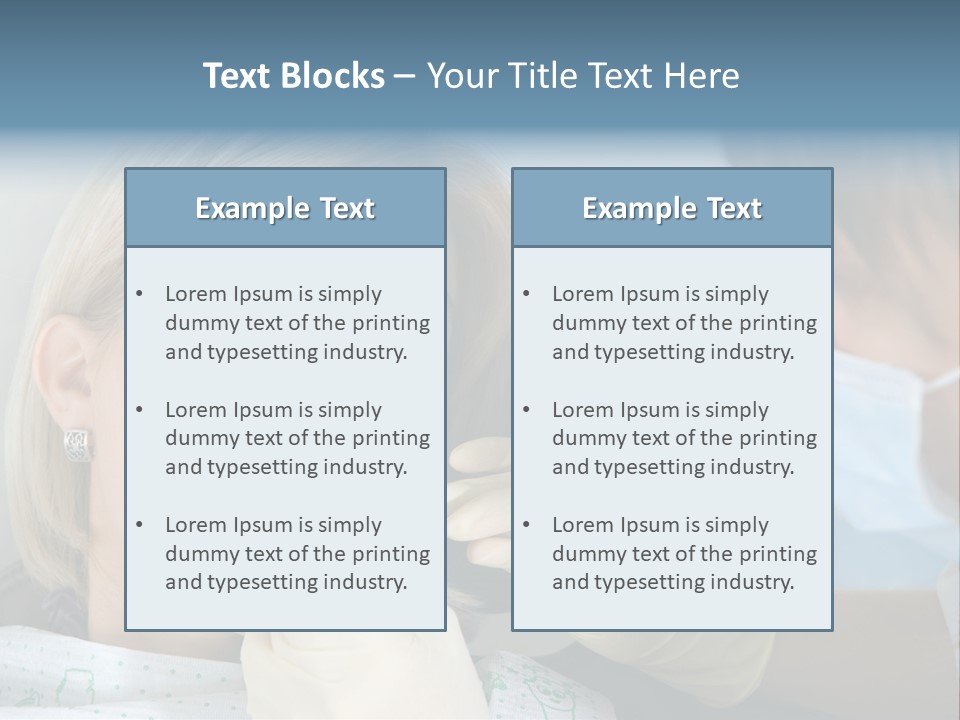Gloves Help White PowerPoint Template