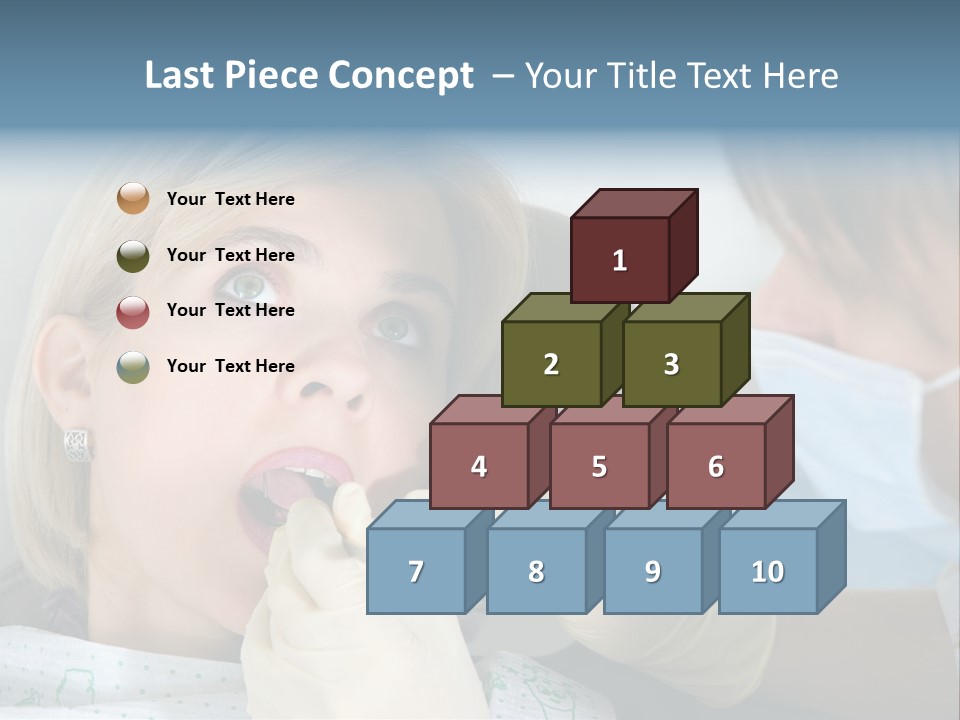 Gloves Help White PowerPoint Template