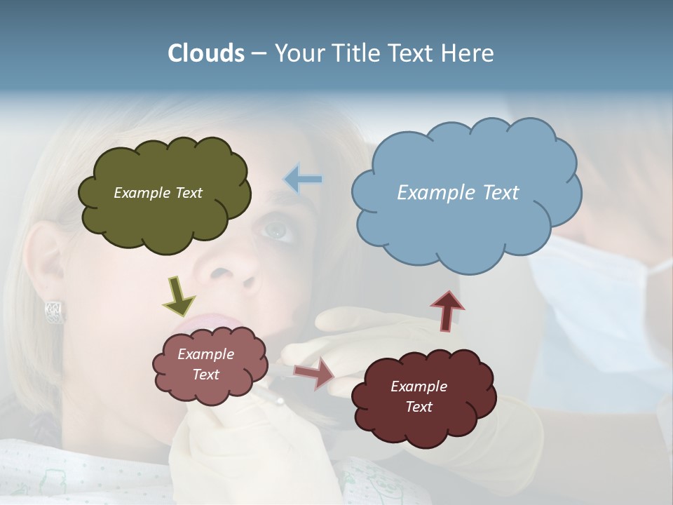 Gloves Help White PowerPoint Template