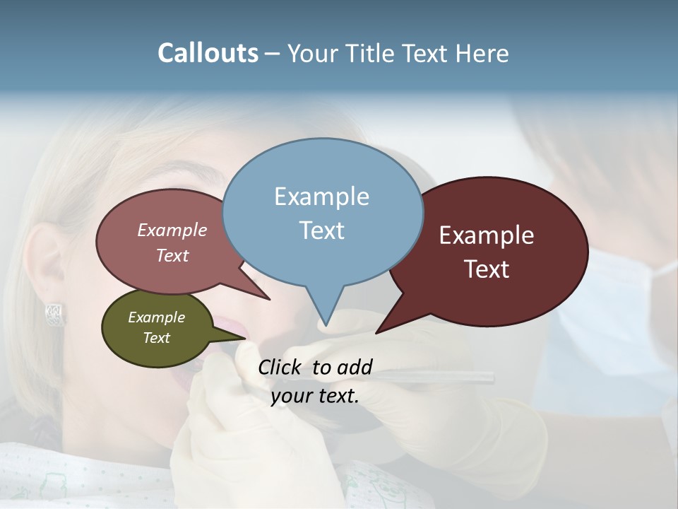 Gloves Help White PowerPoint Template