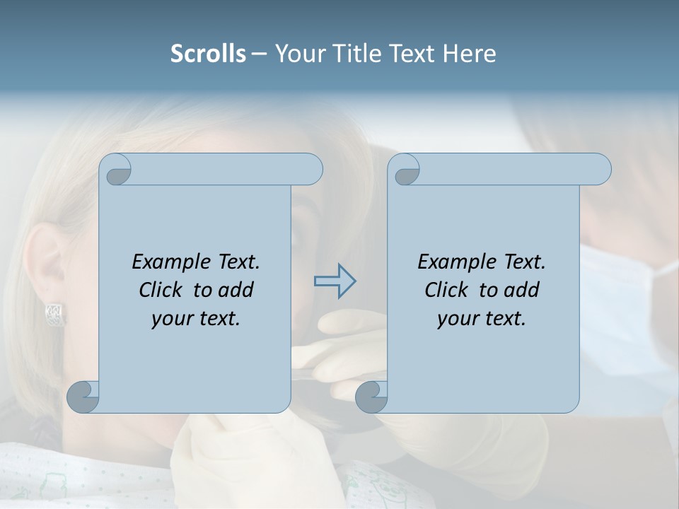 Gloves Help White PowerPoint Template