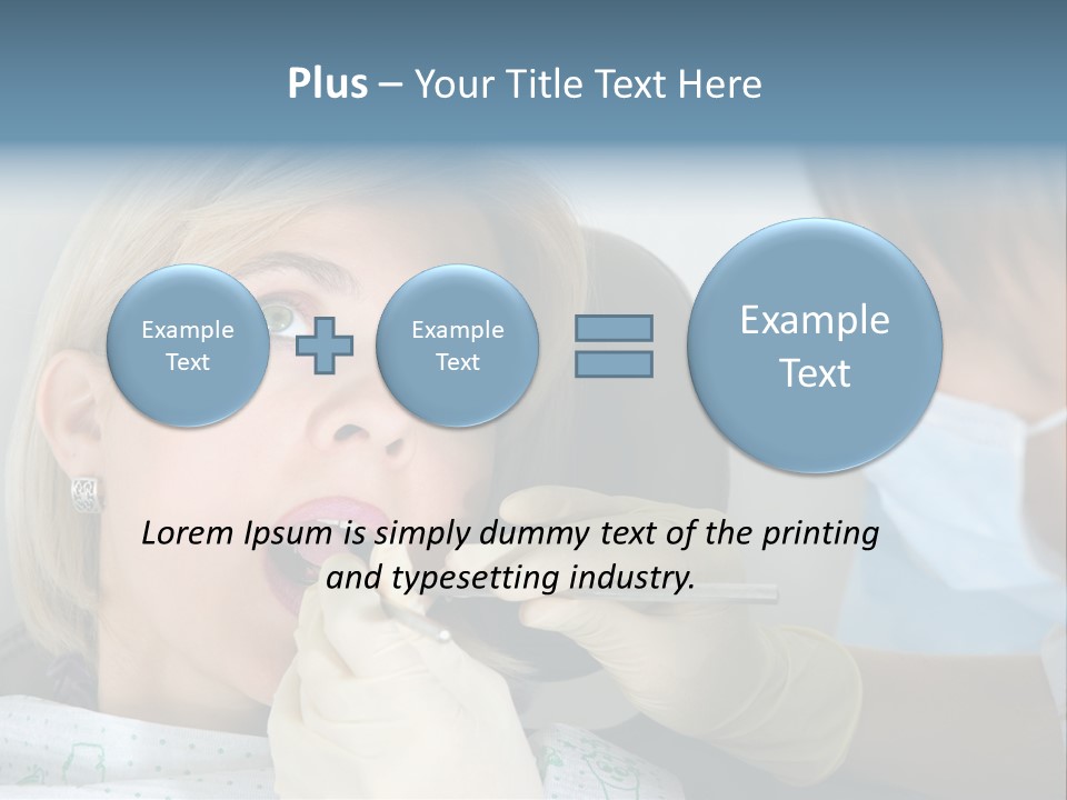 Gloves Help White PowerPoint Template