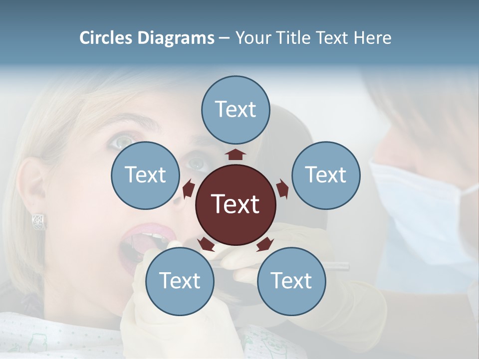 Gloves Help White PowerPoint Template