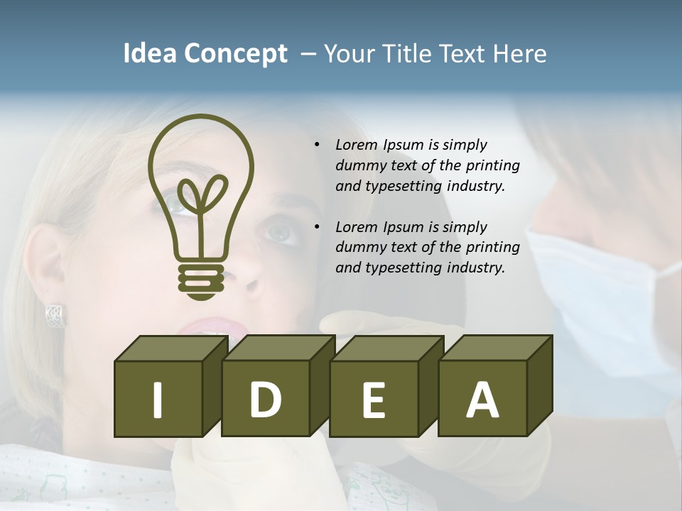 Gloves Help White PowerPoint Template