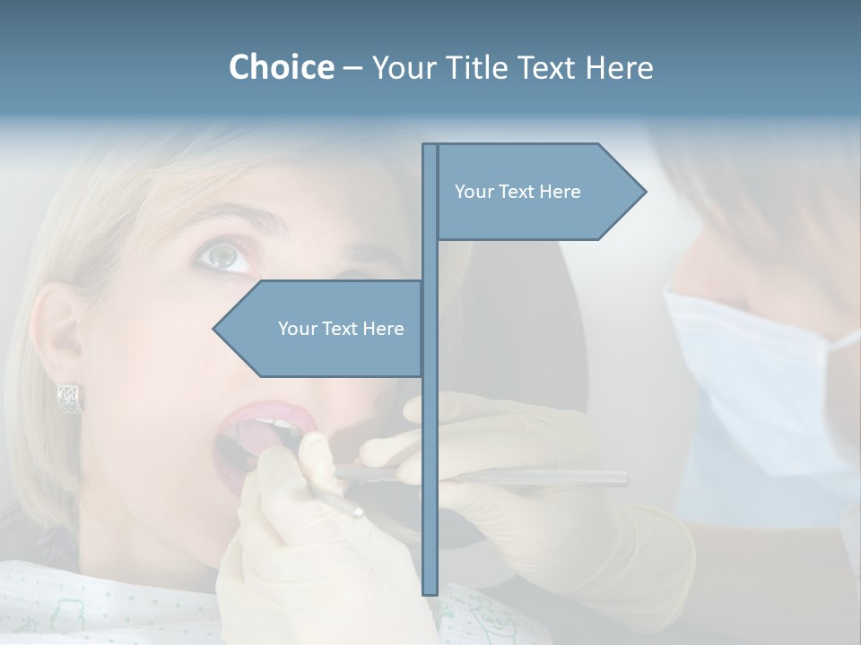 Gloves Help White PowerPoint Template