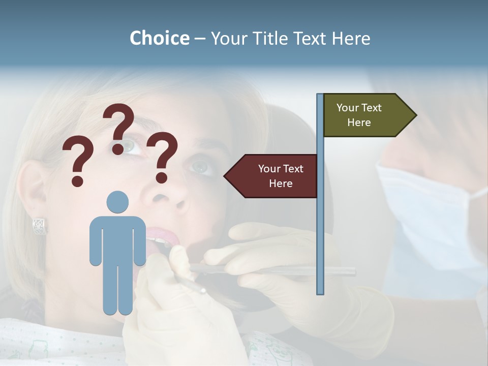 Gloves Help White PowerPoint Template