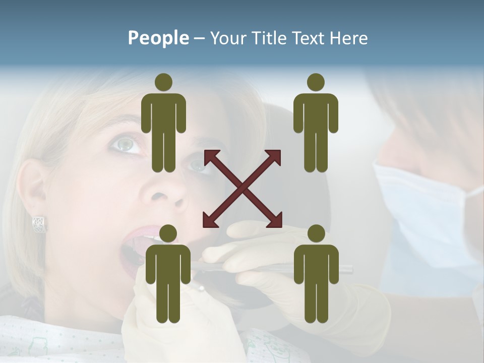 Gloves Help White PowerPoint Template