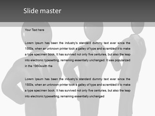 Render Isolated Pictogram PowerPoint Template