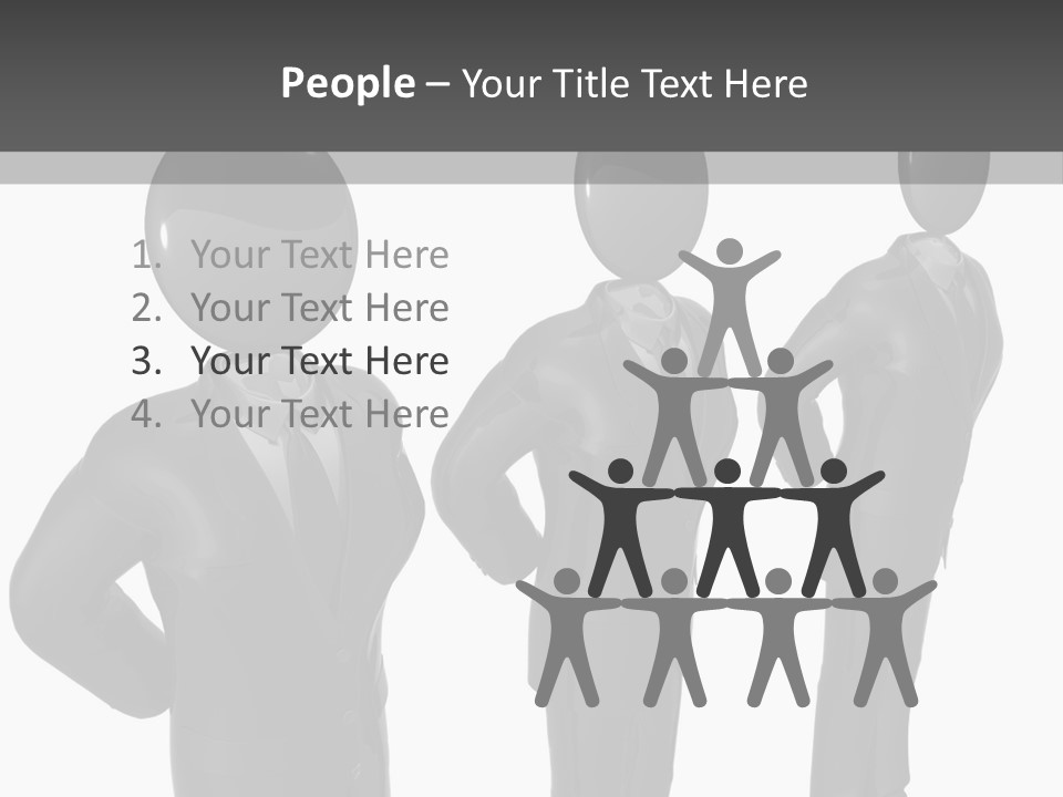 Render Isolated Pictogram PowerPoint Template