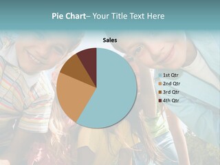 Cheerful Smiling Outside PowerPoint Template