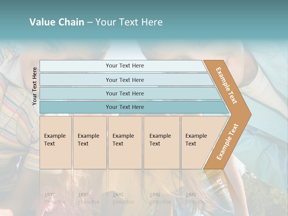 Cheerful Smiling Outside PowerPoint Template