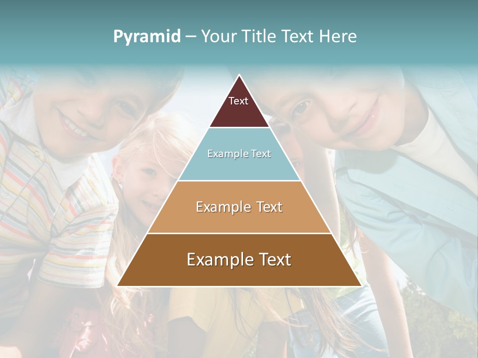 Cheerful Smiling Outside PowerPoint Template