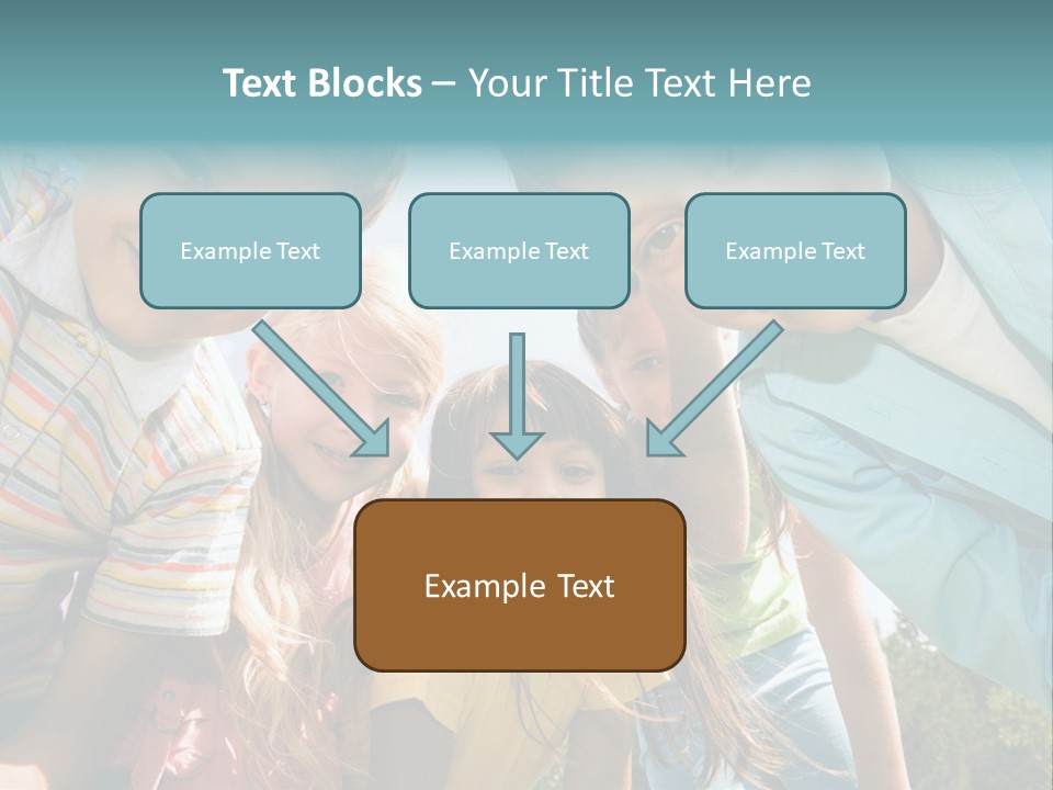 Cheerful Smiling Outside PowerPoint Template