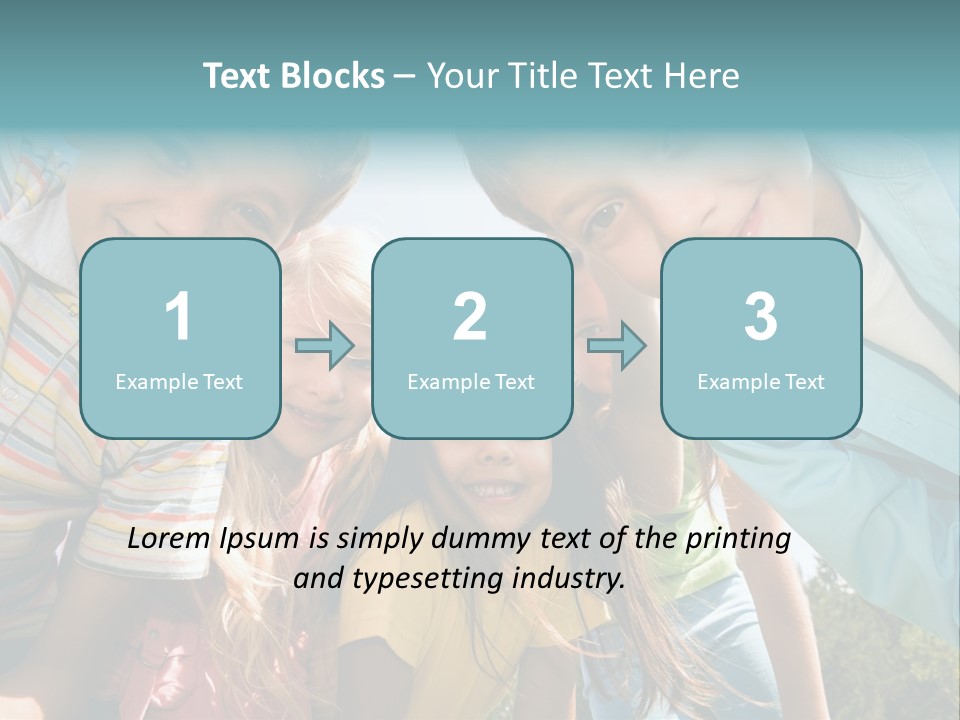 Cheerful Smiling Outside PowerPoint Template
