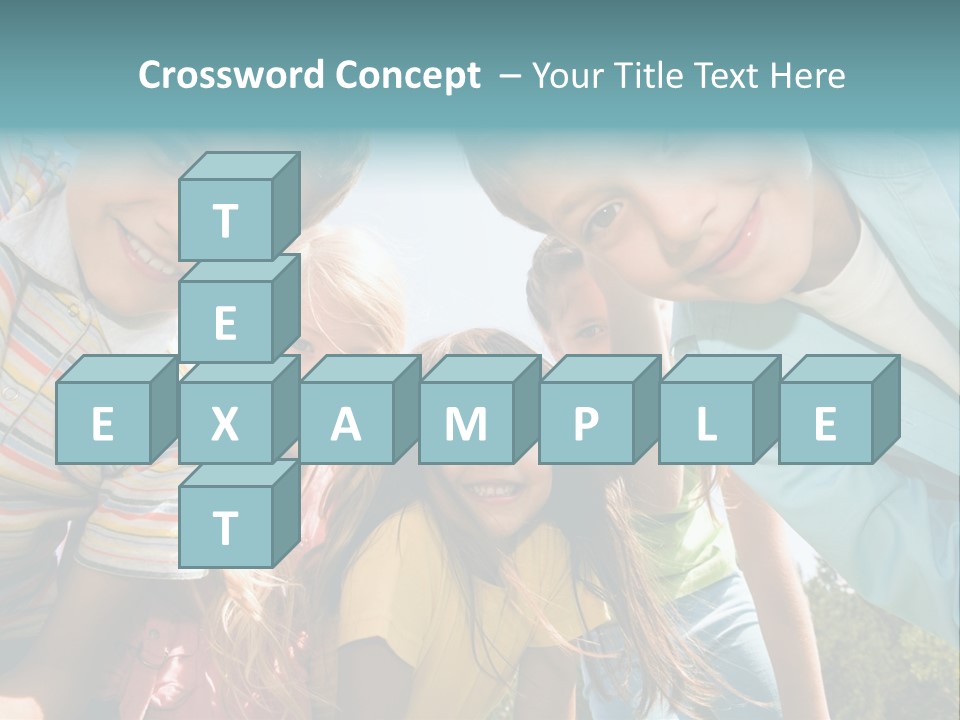 Cheerful Smiling Outside PowerPoint Template