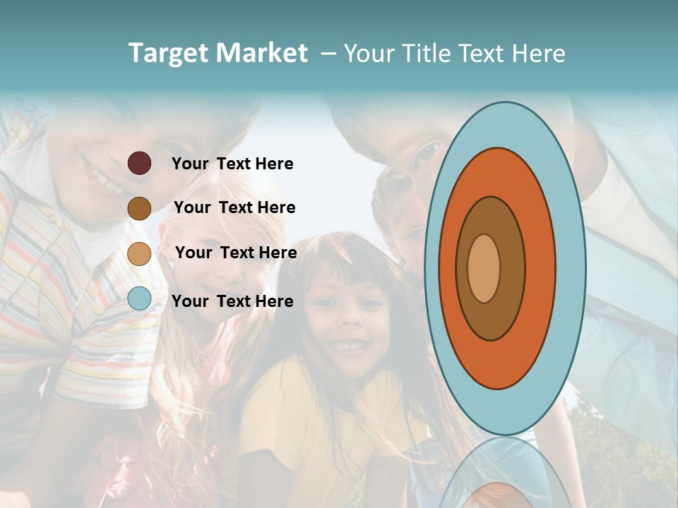 Cheerful Smiling Outside PowerPoint Template