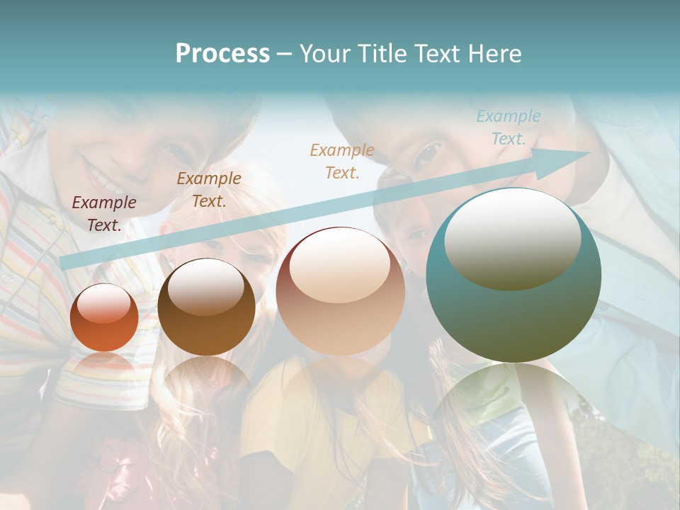 Cheerful Smiling Outside PowerPoint Template