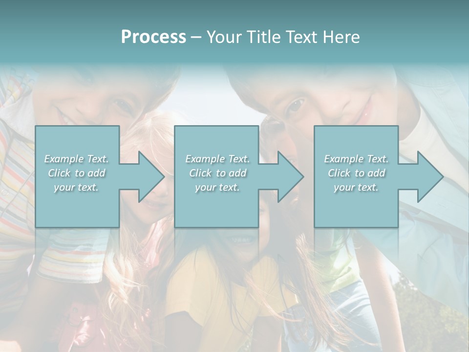 Cheerful Smiling Outside PowerPoint Template