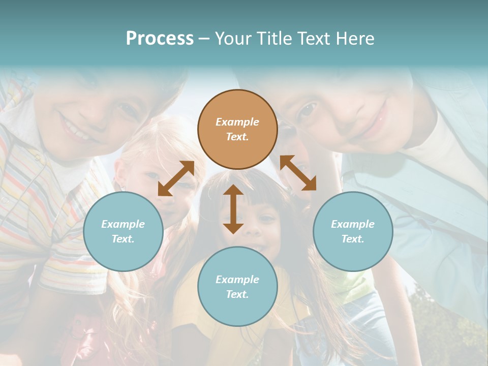 Cheerful Smiling Outside PowerPoint Template