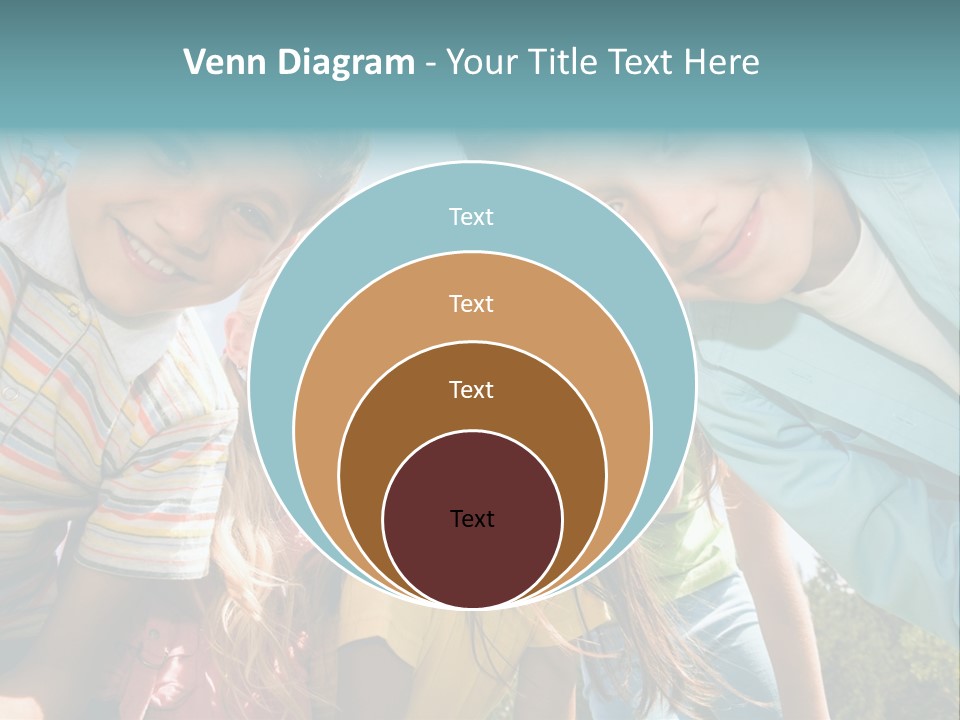 Cheerful Smiling Outside PowerPoint Template